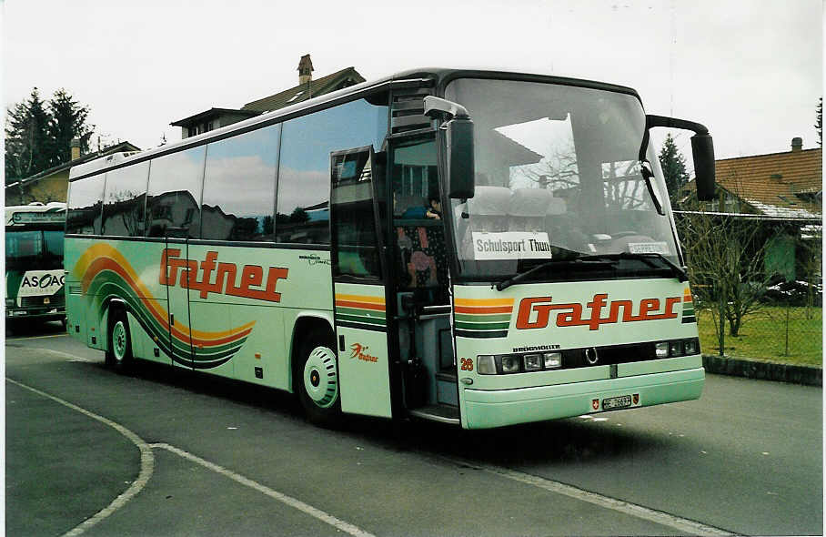 (038'805) - Gafner, Thun - Nr. 26/BE 26'697 - Dr�gm�ller am 12. Januar 2000 in Thun-Lerchenfeld, Endstation