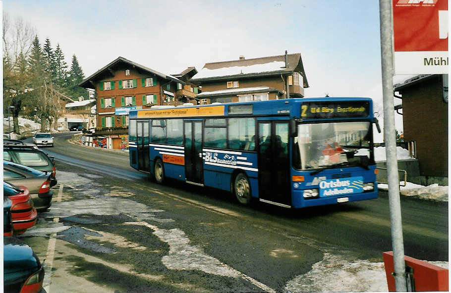 (038'809) - AFA Adelboden - Nr. 3/BE 26'703 - Mercedes am 16. Januar 2000 in Adelboden, M�hleport