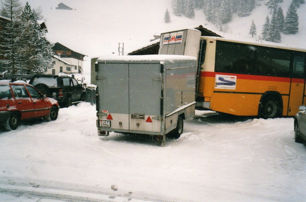 (039'224) - Schnider, Sch�pfheim - LU 17'154 - Geser Gep�ckanh�nger am 20. Februar 2000 in Adelboden, Alpina