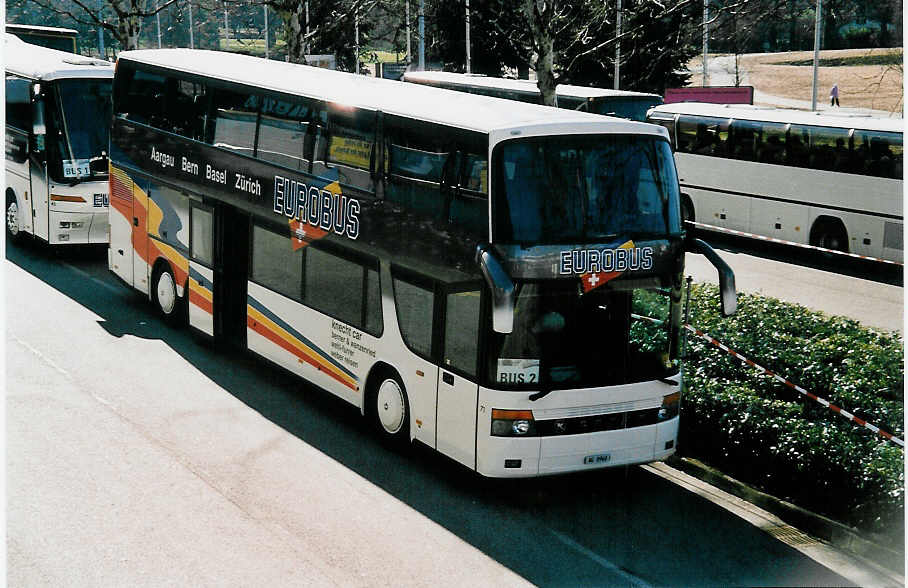 (039'503) - Knecht, Windisch - Nr. 71/AG 8960 - Setra am 5. M�rz 2000 in Gen�ve, Palexpo