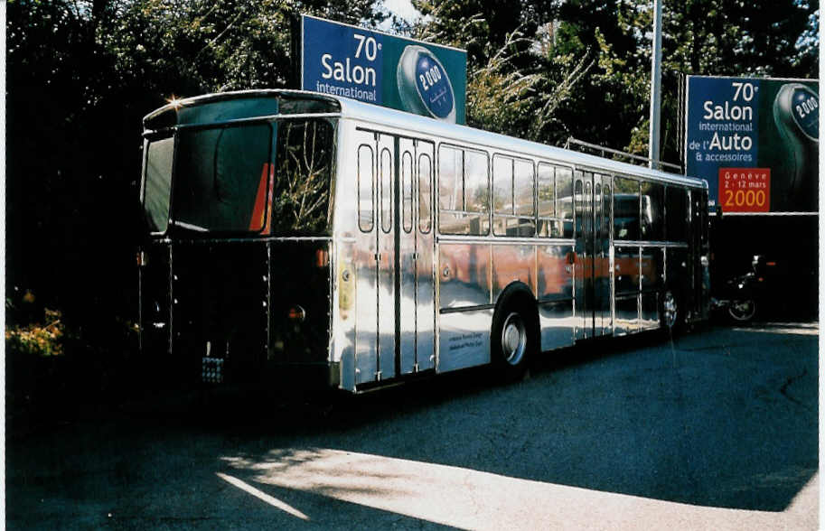 (039'515) - TPG Gen�ve - Nr. 34 - Saurer/Lauber-Hess-R&J (ex Nr. 427) am 5. M�rz 2000 in Gen�ve, Palexpo