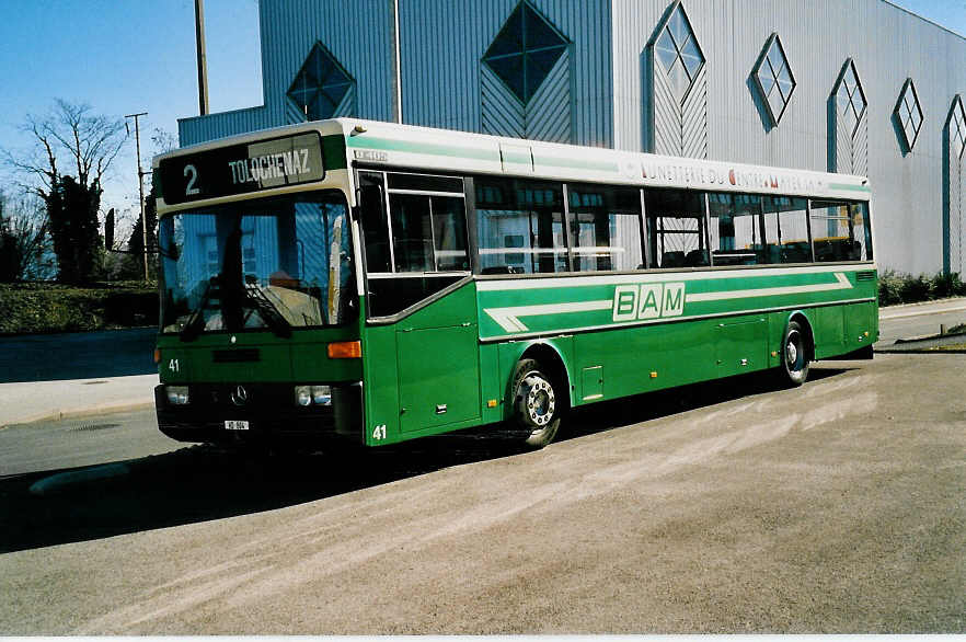 (039'516) - BAM Morges - Nr. 41/VD 804 - Mercedes am 5. M�rz 2000 in Morges, Garage