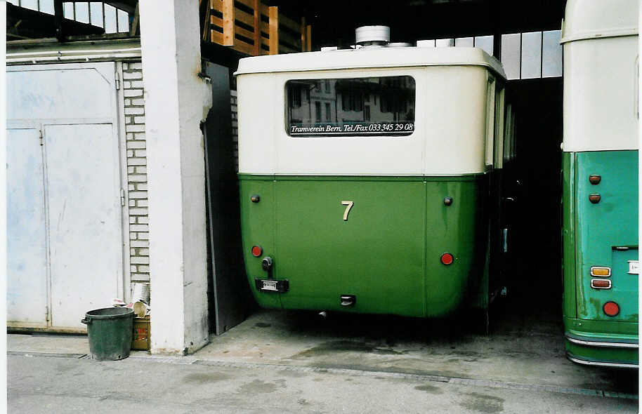 (039'722) - SVB Bern (TVB) - Nr. 7 - Saurer/R&Str. am 14. M�rz 2000 in Bern, Burgernziel 