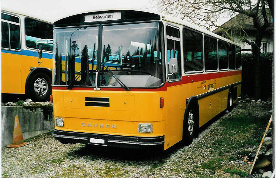 (039'902) - PTT-Regie - P 25'836 - Saurer/Hess am 18. M�rz 2000 in B�tzberg, Heiniger