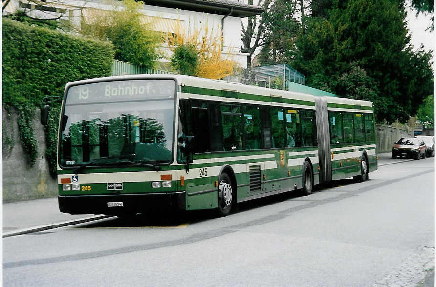 (040'402) - SVB Bern - Nr. 245/BE 518'245 - Van Hool am 23. April 2000 in Bern, Tierpark