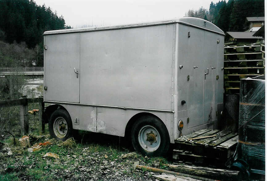 (040'418) - ex AFA Adelboden - Nr. 12 - Gangloff Gep�ckanh�nger am 24. April 2000 in Adelboden, Margeli