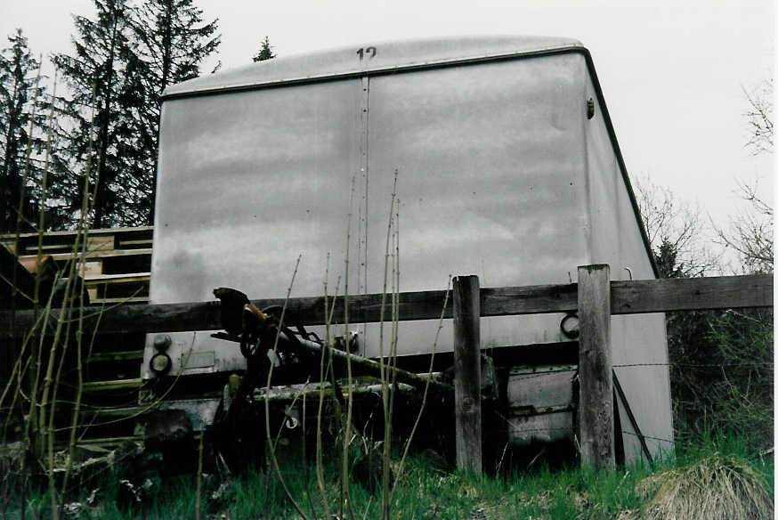 (040'420) - ex AFA Adelboden - Nr. 12 - Gangloff Gep�ckanh�nger am 24. April 2000 in Adelboden, Margeli