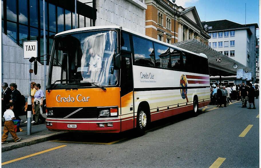 (040'714) - Heilsarmee, Basel - BS 1800 - Volvo am 1. Juni 2000 in Z�rich, Kongresshaus