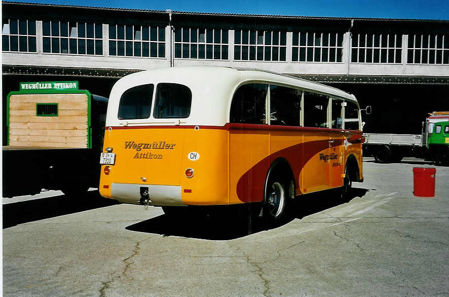 (041'004) - Wegm�ller, Attikon - ZH 7310 - Berna/R&J (ex M+79'501) am 18. Juni 2000 in Hinwil, AMP