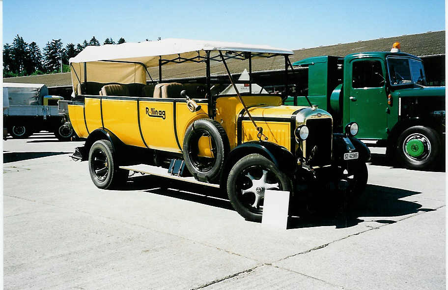 (041'012) - R�llin, Hirzel - SZ 42'365 - FBW/Seitz-Hess (ex P 2881/1529) am 18. Juni 2000 in Hinwil, AMP