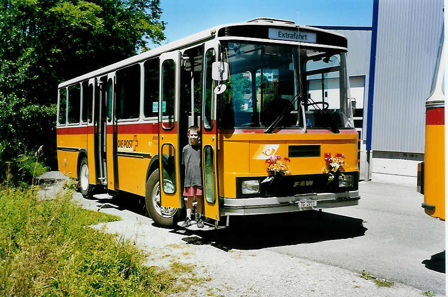 (041'310) - Preisig, Affeltrangen - TG 2011 - FBW/T�scher am 18. Juni 2000 in Wetzikon, FBW-Museum