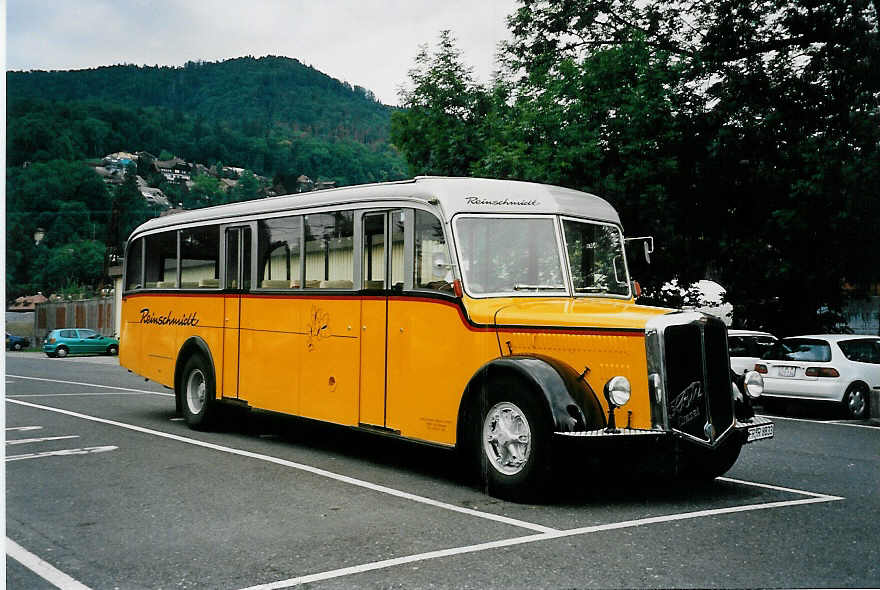 (041'702) - Aus Deutschland: Reinschmidt, St. Blasien - FR-R 8833 - FBW/T�scher (ex Schweizer Armee; ex P 24'594) am 9. Juli 2000 in Thun, Seestrasse