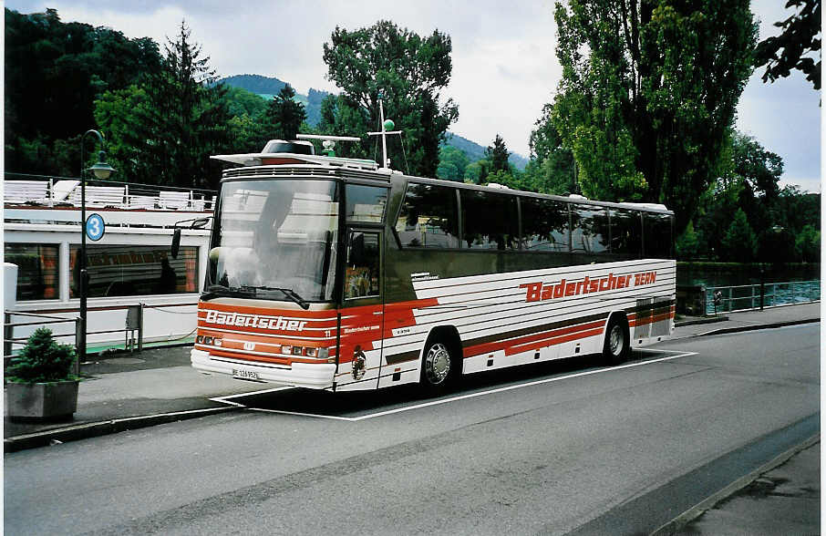 (043'010) - Badertscher, Bern - Nr. 11/BE 126'952 - Dr�gm�ller am 31. August 2000 bei der Schiffl�ndte Thun