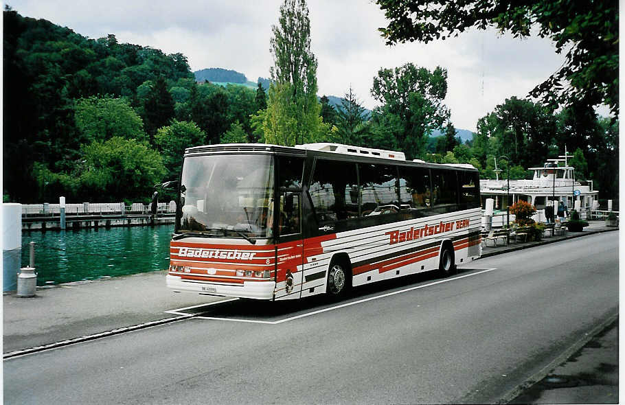 (043'011) - Badertscher, Bern - Nr. 8/BE 41'099 - Dr�gm�ller am 31. August 2000 bei der Schiffl�ndte Thun