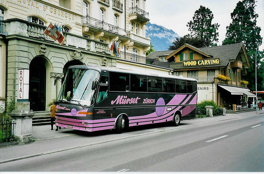 (043'425) - M�rset, Z�rich - ZH 554'763 - Bova am 8. Oktober 2000 in Interlaken, Hotel Royal St. Georges