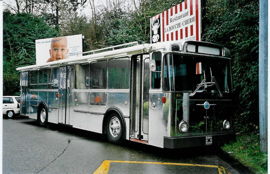 (045'234) - TPG Gen�ve - Nr. 34 - Saurer/Lauber-Hess-R&J (ex Nr. 427) am 11. M�rz 2001 in Gen�ve, Palexpo