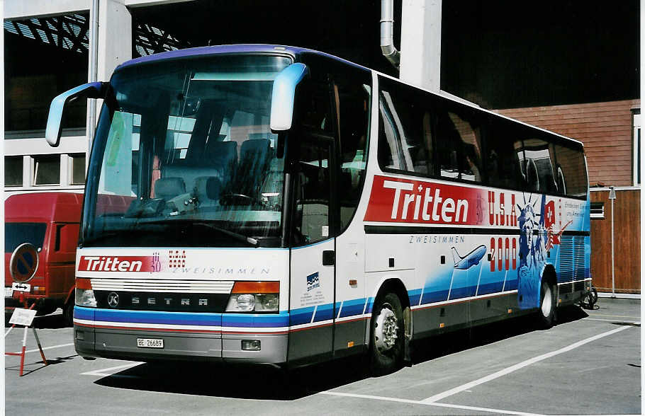 (045'404) - Tritten, Zweisimmen - BE 26'689 - Setra am 16. M�rz 2001 in Thun, Grabengut