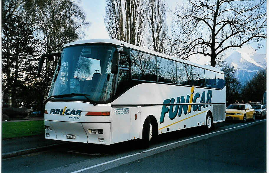(045'530) - Funi-Car, Biel - Nr. 12/BE 386'012 - Bova am 31. M�rz 2001 in Thun, Lachen