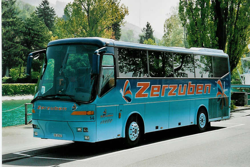 (046'520) - Zerzuben, Visp-Eyholz - Nr. 14/VS 37'343 - Bova am 9. Mai 2001 bei der Schiffl�ndte Thun