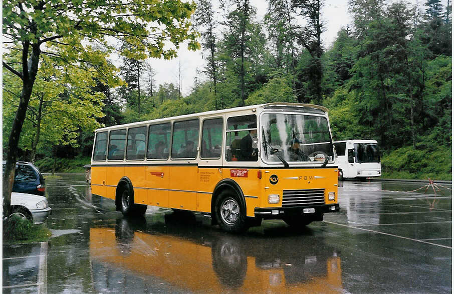 (047'102) - Wittwer, Chur - GR 16'004 - FBW/Gangloff (ex Eggenberger, M�riken; ex AVG Grindelwald Nr. 11; ex P 24'170) am 10. Juni 2001 in Ballenberg, West