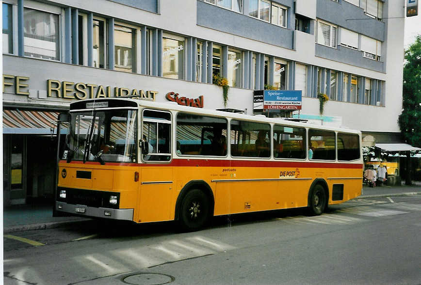 (047'802) - Schwizer, Goldach - Nr. 4/SG 50'508 - Saurer/T�scher am 10. Juli 2001 in Rorschach, Post