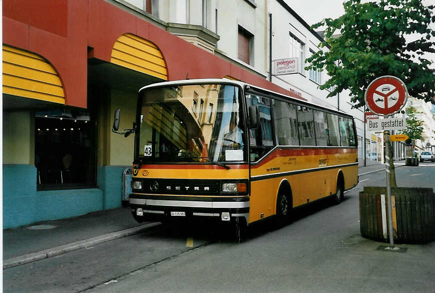 (047'804) - L�mmli, Thal - SG 115'183 - Setra am 10. Juli 2001 in Rorschach, Post
