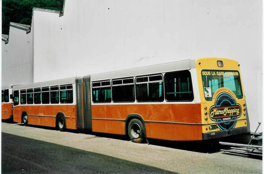 (048'001) - TPG Gen�ve - Nr. 163 - Volvo/R&J am 14. Juli 2001 in Biel, BTR