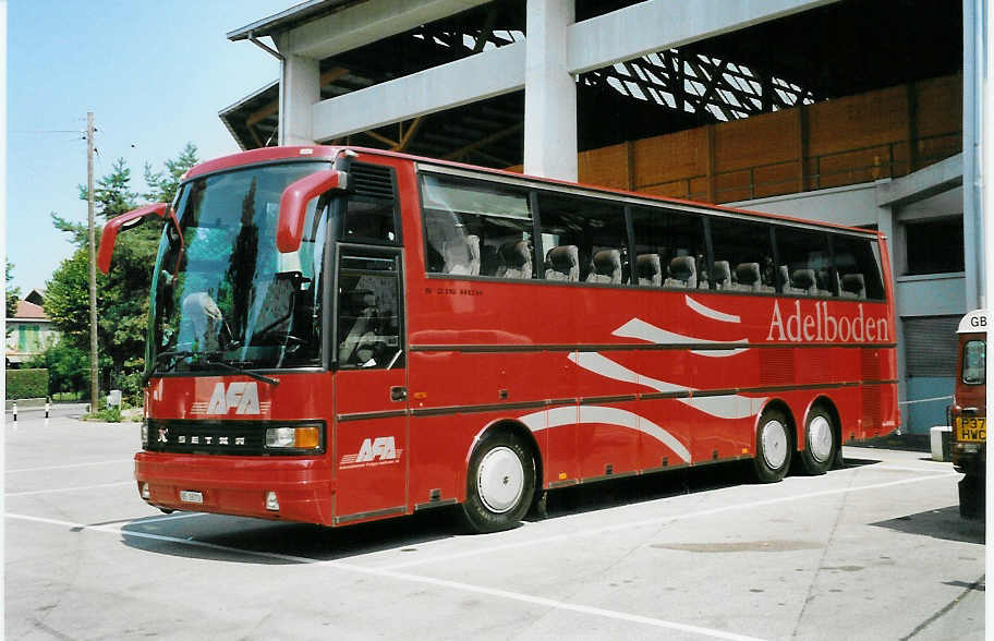 (048'729) - AFA Adelboden - Nr. 23/BE 26'773 - Setra (ex Fl�ck, Brienz) am 31. Juli 2001 in Thun, Grabengut