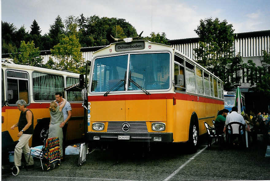 (049'128) - Gadliger, Horgen - ZH 293'555 - Saurer/T�scher (ex Lienert&Ehrler, Einsiedeln; ex Lienert, Einsiedeln) am 18. August 2001 in Burgdorf, AMP