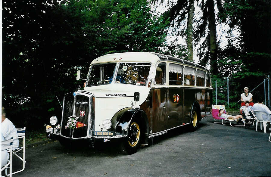 (049'135) - Eberhard, Messen - SO 26'831 - Saurer/Lauber (ex Faigaux, Malleray; ex Sch�pbach, Murten; ex Marti, Kallnach) am 18. August 2001 in Burgdorf, AMP