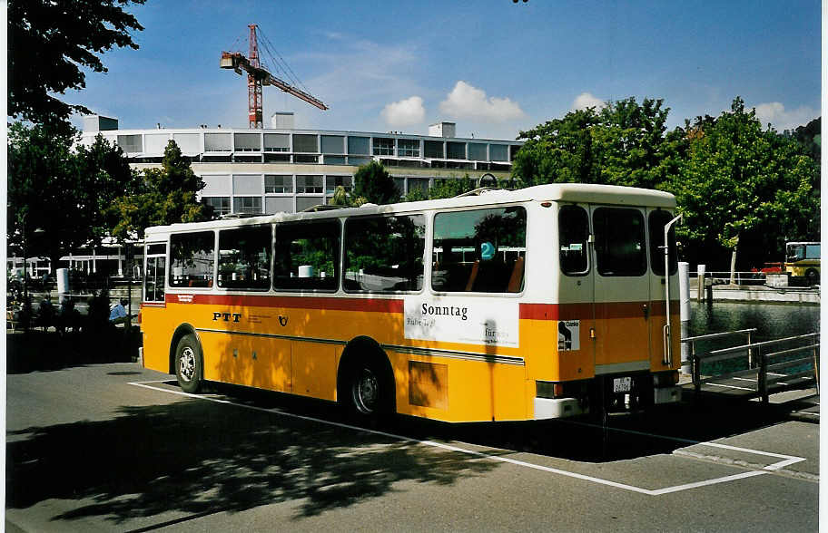 (049'232) - ASK Schangnau - BE 26'796 - Saurer/R&J am 23. August 2001 bei der Schiffl�ndte Thun