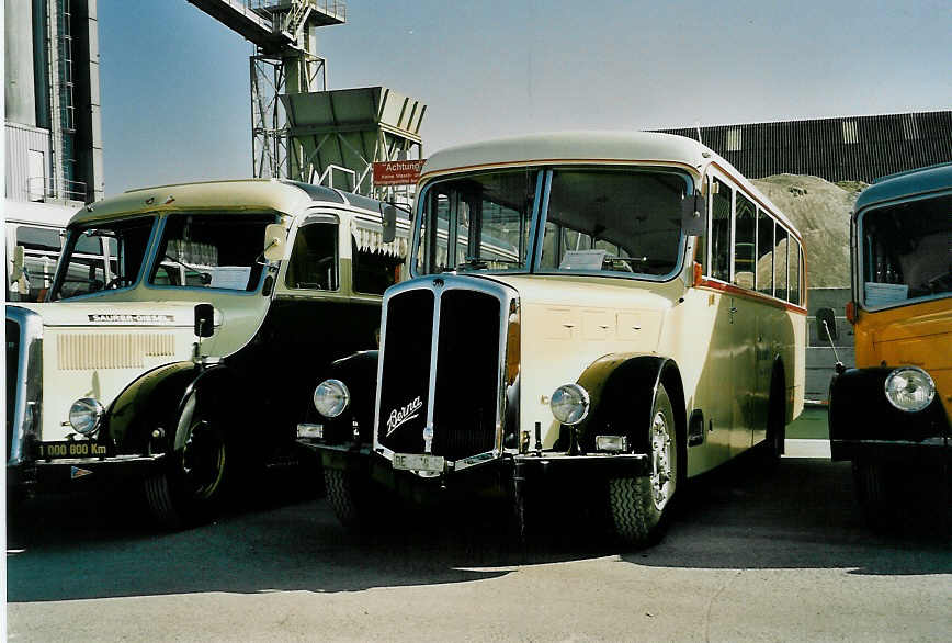 (049'316) - Steiner, Messen - BE 678 U - Berna/Hess (ex B�rtschi, Biberen) am 25. August 2001 in Niederbipp, Saurertreffen