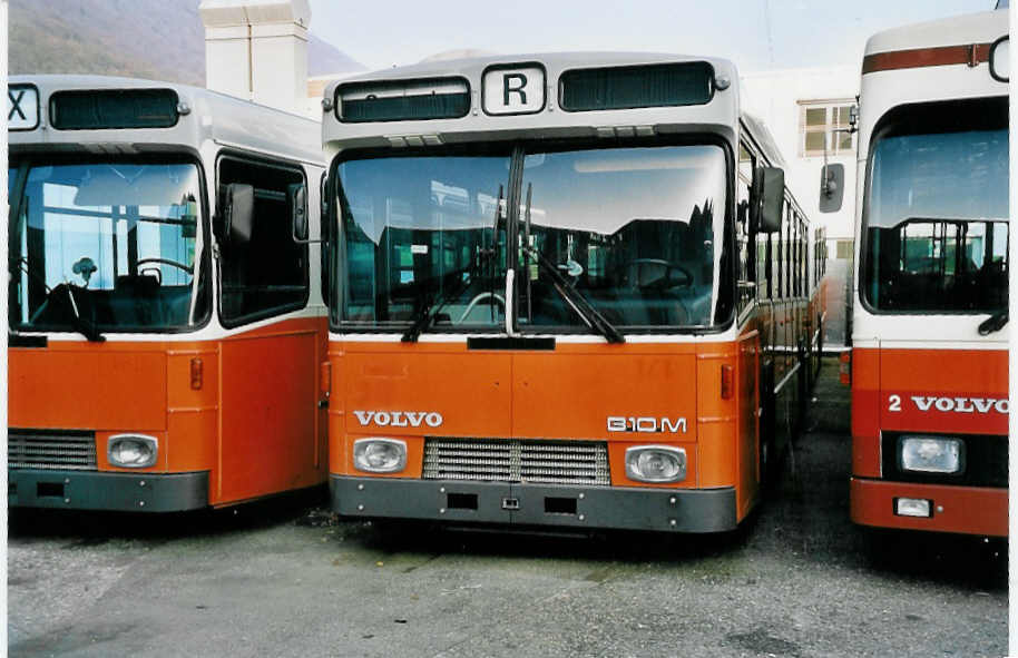 (050'829) - TPG Gen�ve - Nr. 171 - Volvo/R&J am 15. Dezember 2001 in Biel, BTR