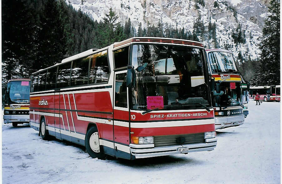 (051'427) - ASKA Aeschi - Nr. 10/BE 26'721 - Dr�gm�ller am 6. Januar 2002 in Adelboden, Unter dem Birg