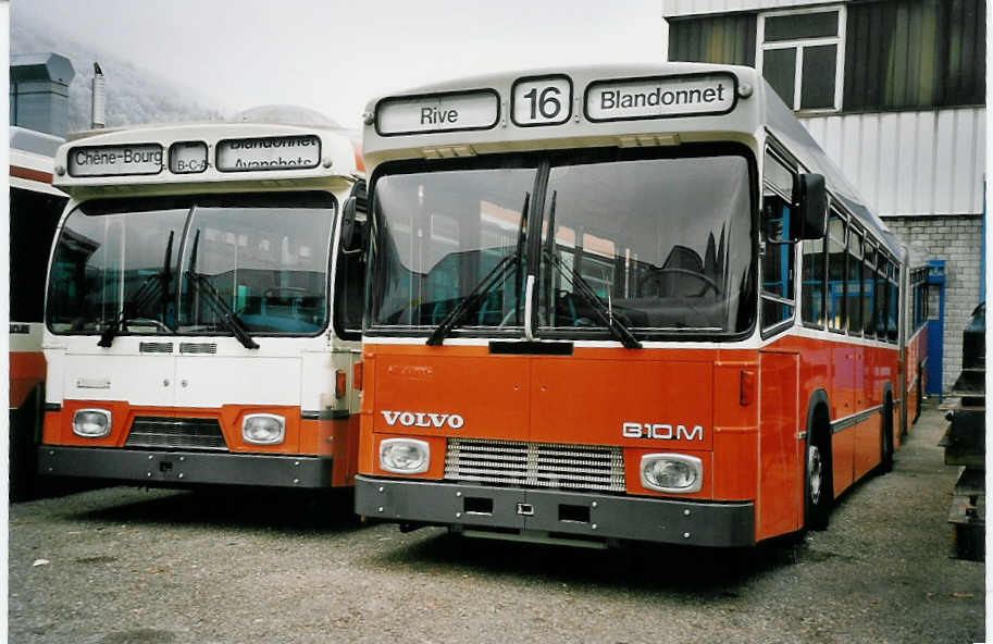 (051'529) - TPG Gen�ve - Nr. 170 - Volvo/R&J am 7. Januar 2002 in Biel, BTR