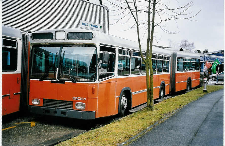 (052'203) - TPG Gen�ve - Nr. 161 - Volvo/R&J am 23. Februar 2002 in Biel, BTR