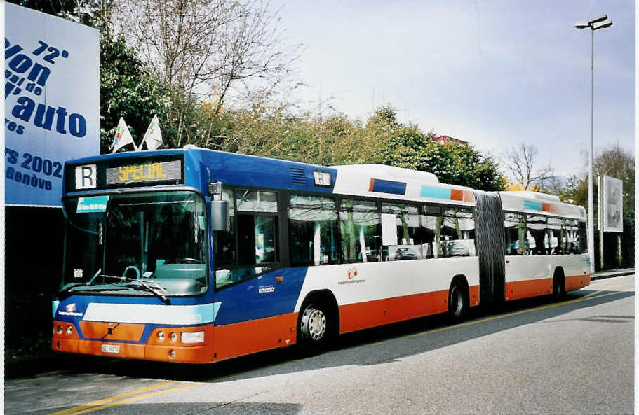 (052'311) - TPG Gen�ve - Nr. 353/GE 96'055 - Volvo am 17. M�rz 2002 in Gen�ve, Palexpo