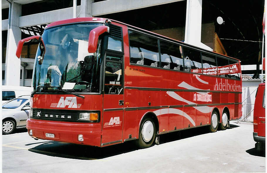 (053'633) - AFA Adelboden - Nr. 23/BE 26'773 - Setra (ex Fl�ck, Brienz) am 13. Juni 2002 in Thun, Grabengut