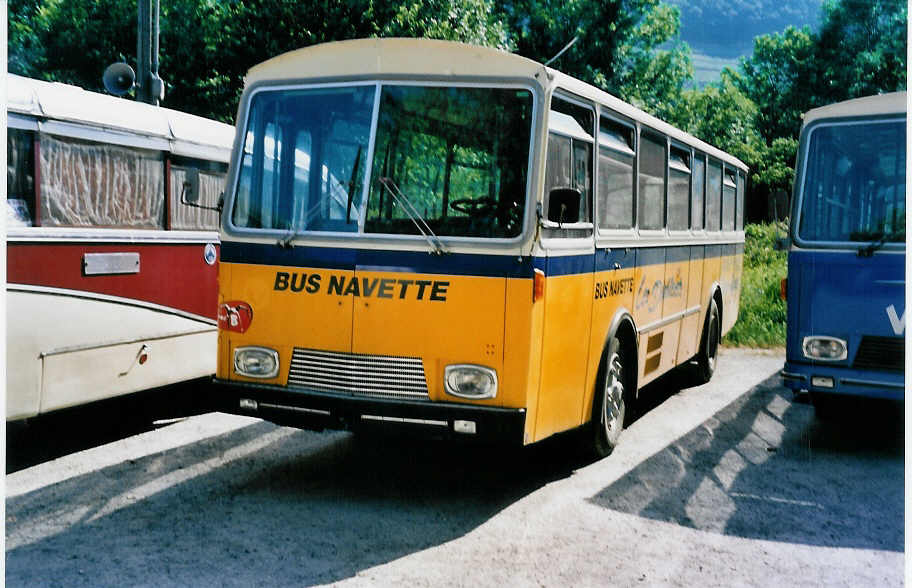 (053'932) - von Arx, Cergnat - Saurer/T�scher (ex Busset, Vers-l'Eglise; ex Perrodin-M�tral, Le Ch�ble; ex P 24'619) am 22. Juni 2002 in Aigle, Saurertreffen