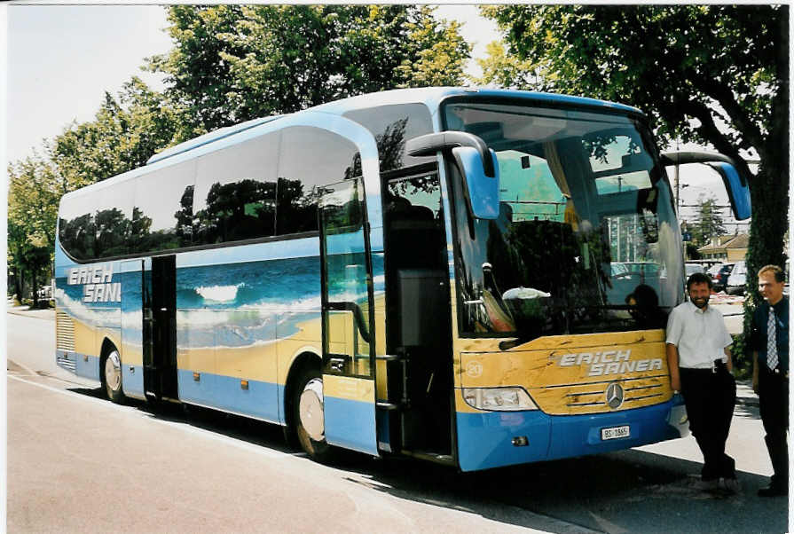 (054'305) - Saner, Laufen - Nr. 20/BS 1865 - Mercedes am 1. Juli 2002 bei der Schiffl�ndte Thun
