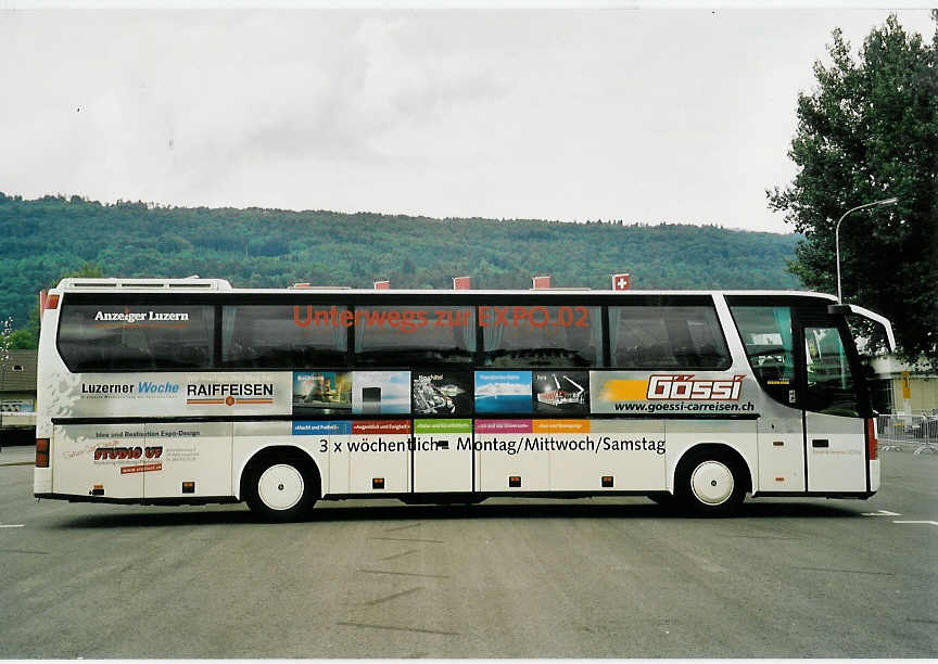 (054'335) - G�ssi, Horw - LU 15'116 - Setra am 13. Juli 2002 in Biel, Terminal B