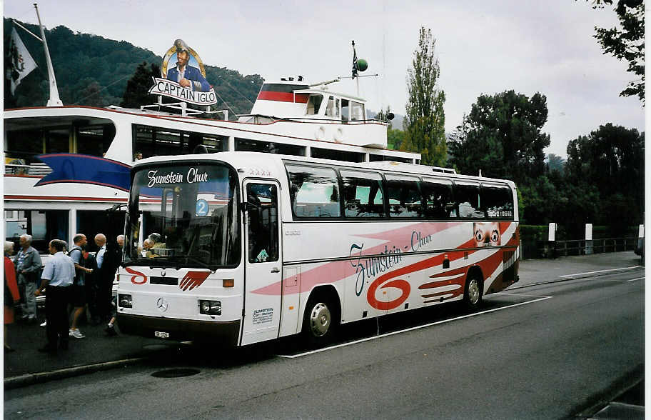 (055'416) - Zumstein, Chur - GR 3720 - Mercedes am 23. August 2002 bei der Schiffl�ndte Thun