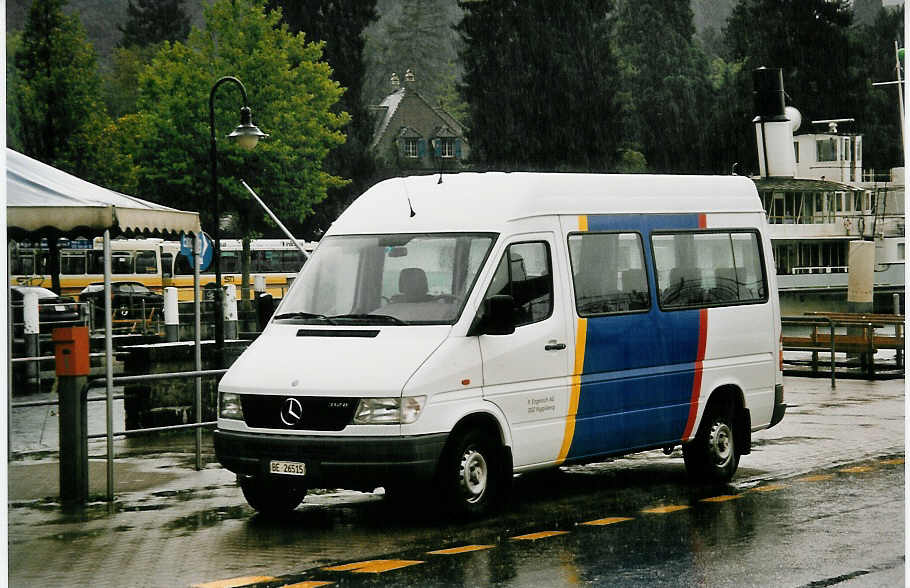 (055'936) - Engeloch, Riggisberg - Nr. 10/BE 26'515 - Mercedes am 10. September 2002 bei der Schiffl�ndte Thun