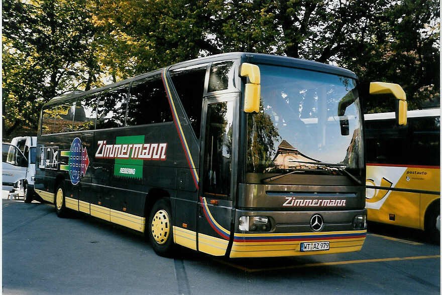 (056'312) - Aus Deutschland: Zimmermann, Bad S�ckingen - WT-AZ 979 - Mercedes am 30. September 2002 in Murten, Carterminal