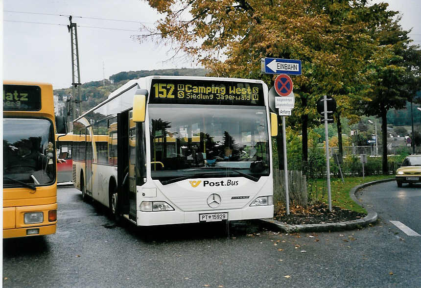 (056'514) - PostBus - PT 15'929 - Mercedes am 8. Oktober 2002 in Wien, H�tteldorf