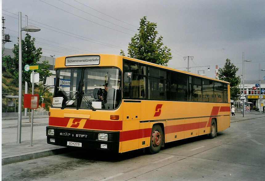 (056'703) - �BB - BD 2518 - Gr�f&Stift am 9. Oktober 2002 in Wien, Simmering