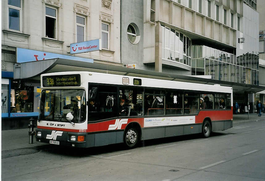 (056'814) - Dr. Richard - Nr. R1541/W 1105 LO - Gr�f&Stift am 10. Oktober 2002 in Wien, Floridsdorf