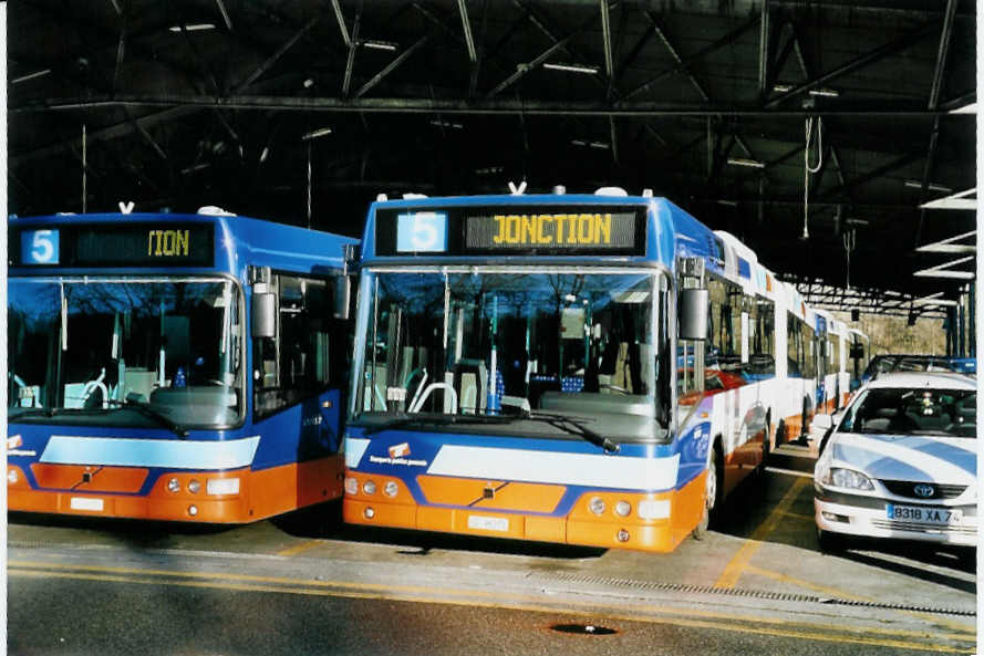 (058'214) - TPG Gen�ve - Nr. 337/GE 96'371 - Volvo am 1. Januar 2003 in Gen�ve, D�p�t