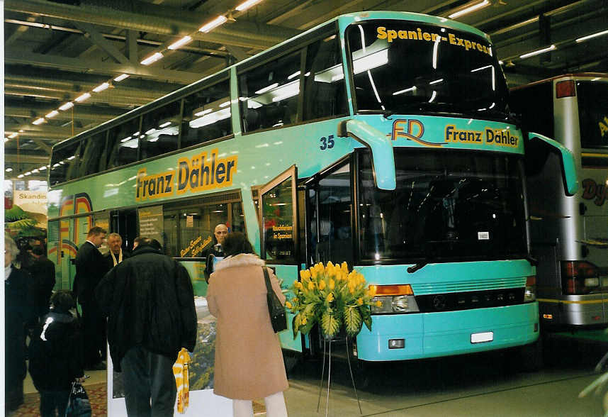 (058'510) - D�hler, Niederuzwil - Nr. 35/SG 149'000 - Setra am 12. Januar 2003 in Bern, Ferienmesse