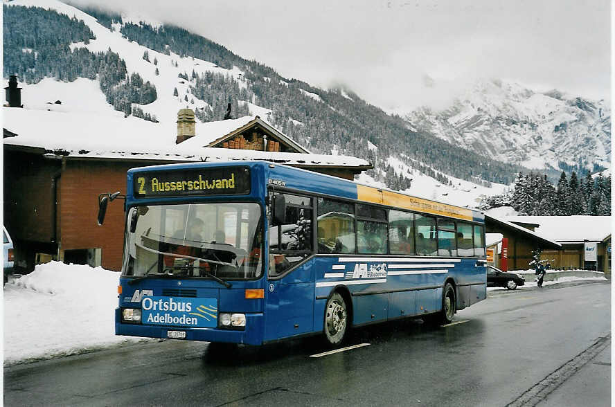 (058'624) - AFA Adelboden - Nr. 3/BE 26'703 - Mercedes am 26. Januar 2003 in Adelboden, M�hleport